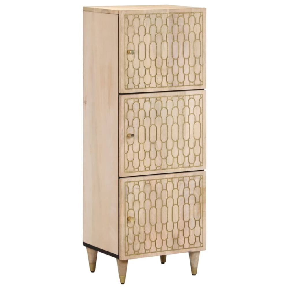vidaXL Ντουλάπι 40 x 33 x 110 εκ. από Μασίφ Ξύλο Μάνγκο