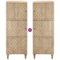 vidaXL Ντουλάπι 40 x 33 x 110 εκ. από Μασίφ Ξύλο Μάνγκο