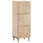 vidaXL Ντουλάπι 40 x 33 x 110 εκ. από Μασίφ Ξύλο Μάνγκο