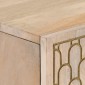 vidaXL Ντουλάπι 60 x 33 x 100 εκ. από Μασίφ Ξύλο Μάνγκο