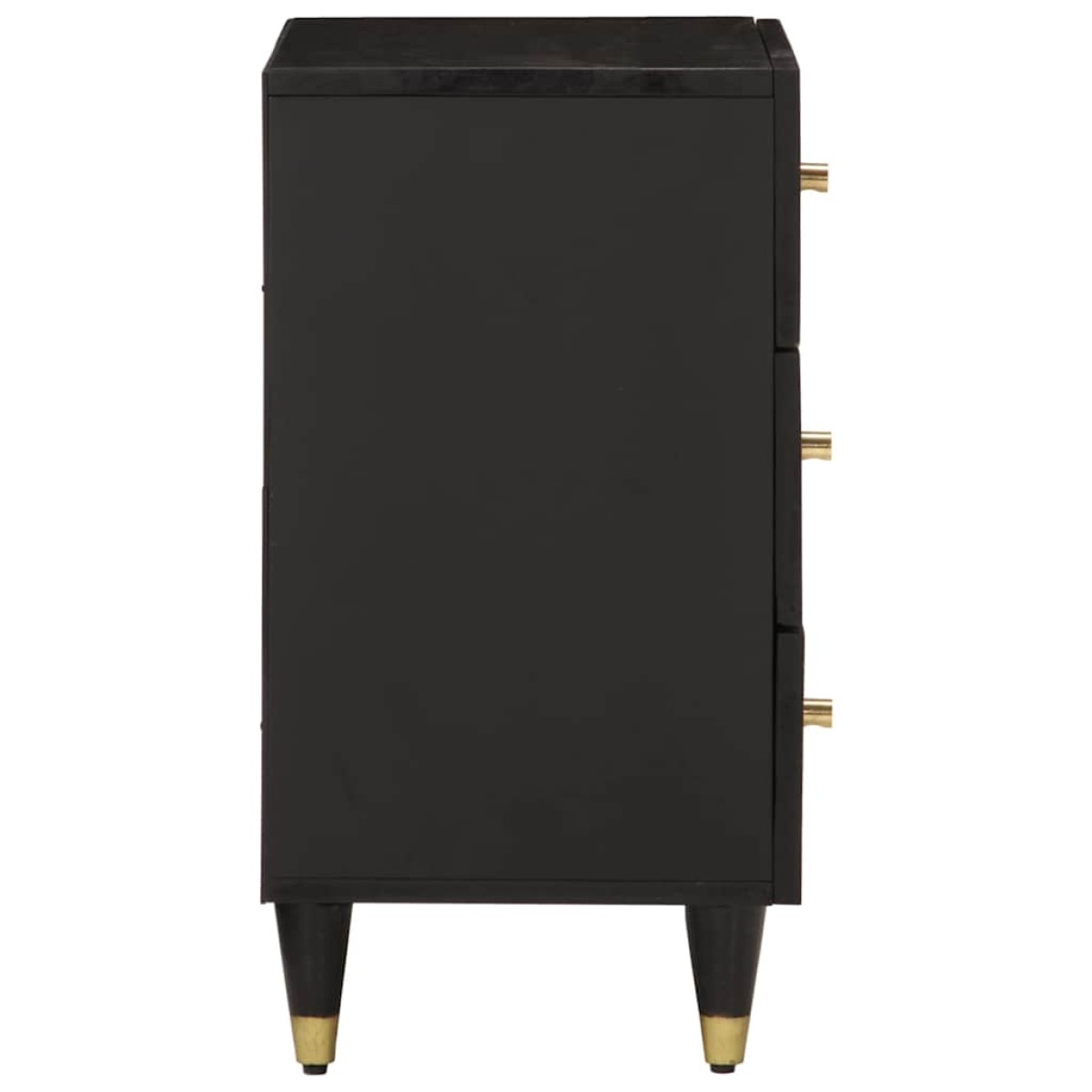 vidaXL Κομοδίνο 50 x 33 x 60 εκ. από Μασίφ Ξύλο Μάνγκο