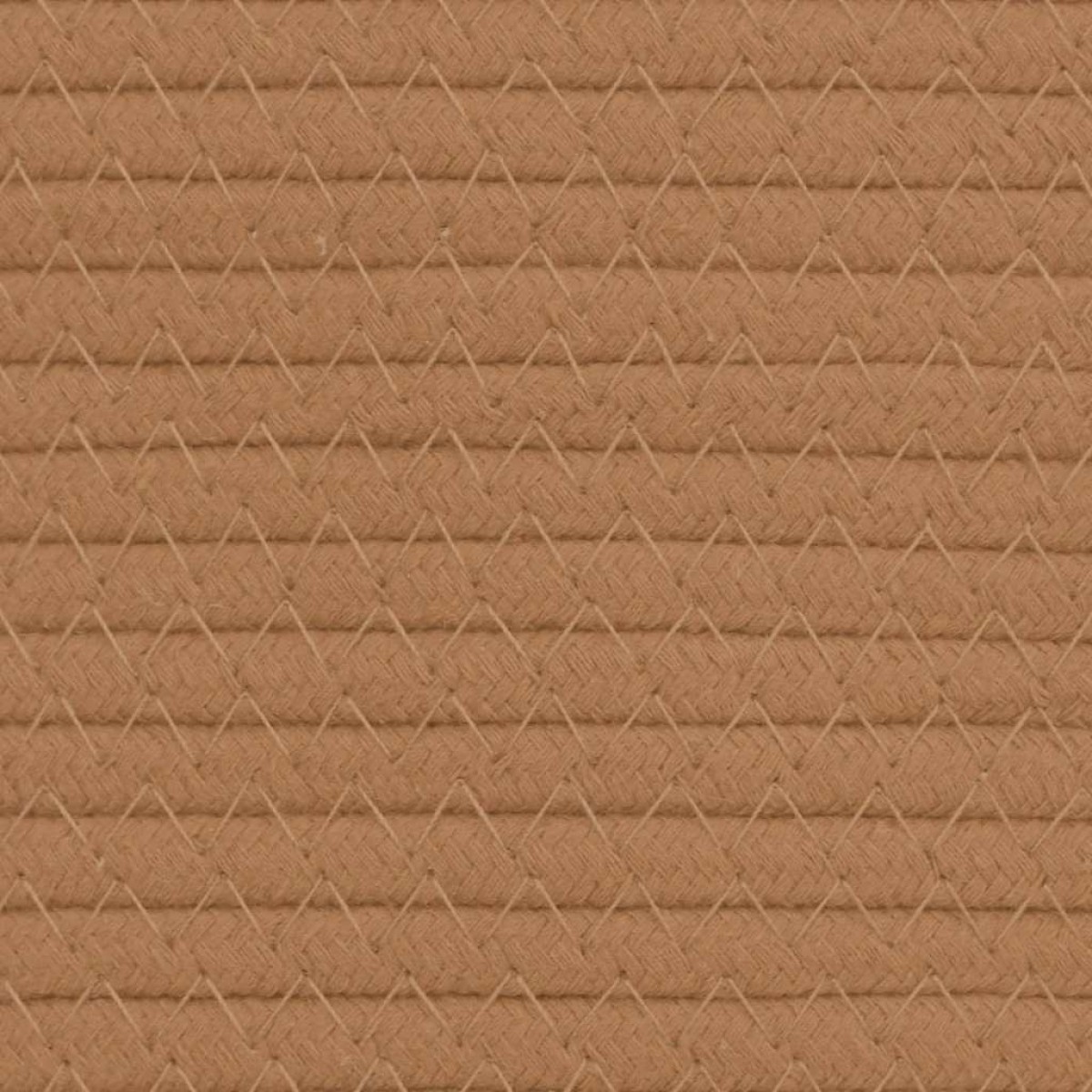 vidaXL Καλάθι Αποθήκευσης Καφέ Ø40 x 35 εκ. Βαμβακερό