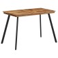 vidaXL Τραπεζαρία 120 x 62 x 76 εκ. από Μασίφ Ξύλο Teak