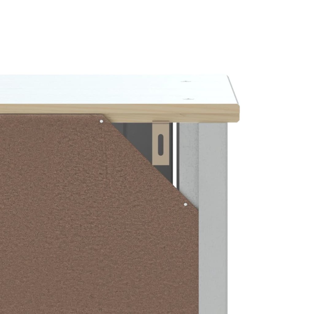 vidaXL Ντουλάπι Μπάνιου BERG Λευκό 40 x 34 x 110 εκ. Μασίφ Ξύλο Πεύκου