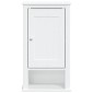 vidaXL Ντουλάπι Μπάνιου Επιτοίχιο BERG Λευκό 40x27x71,5 εκ Μασίφ Πεύκο
