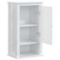 vidaXL Ντουλάπι Μπάνιου Επιτοίχιο BERG Λευκό 40x27x71,5 εκ Μασίφ Πεύκο