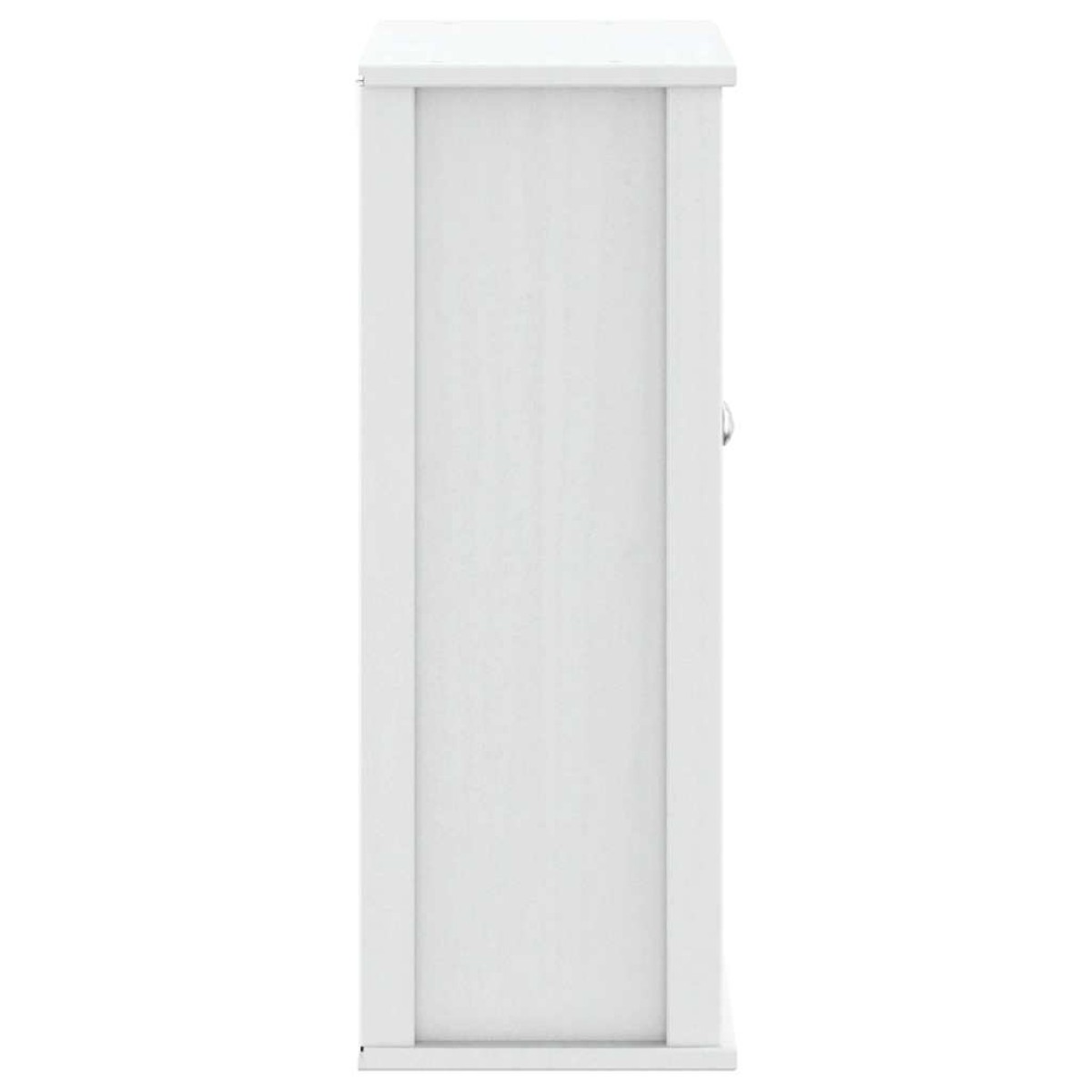vidaXL Ντουλάπι Μπάνιου Επιτοίχιο BERG Λευκό 69,5x27x71,5εκ Μασίφ Ξύλο