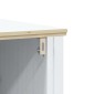 vidaXL Ντουλάπι Νιπτήρα BERG Λευκό 60 x 34 x 59 εκ. Μασίφ Ξύλο Πεύκου