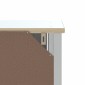 vidaXL Ντουλάπι Τουαλέτας BERG Λευκό 60 x 27 x 164,5 εκ. Μασίφ Ξύλο