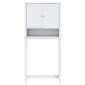 vidaXL Ντουλάπι Πλυντηρίου BERG Λευκό 76x27x164,5 εκ. από Μασίφ Ξύλο