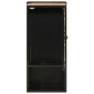 vidaXL Ντουλάπι Μπάνιου 40 x 27 x 90 εκ. Σίδηρο και Μασίφ Ξύλο Μάνγκο