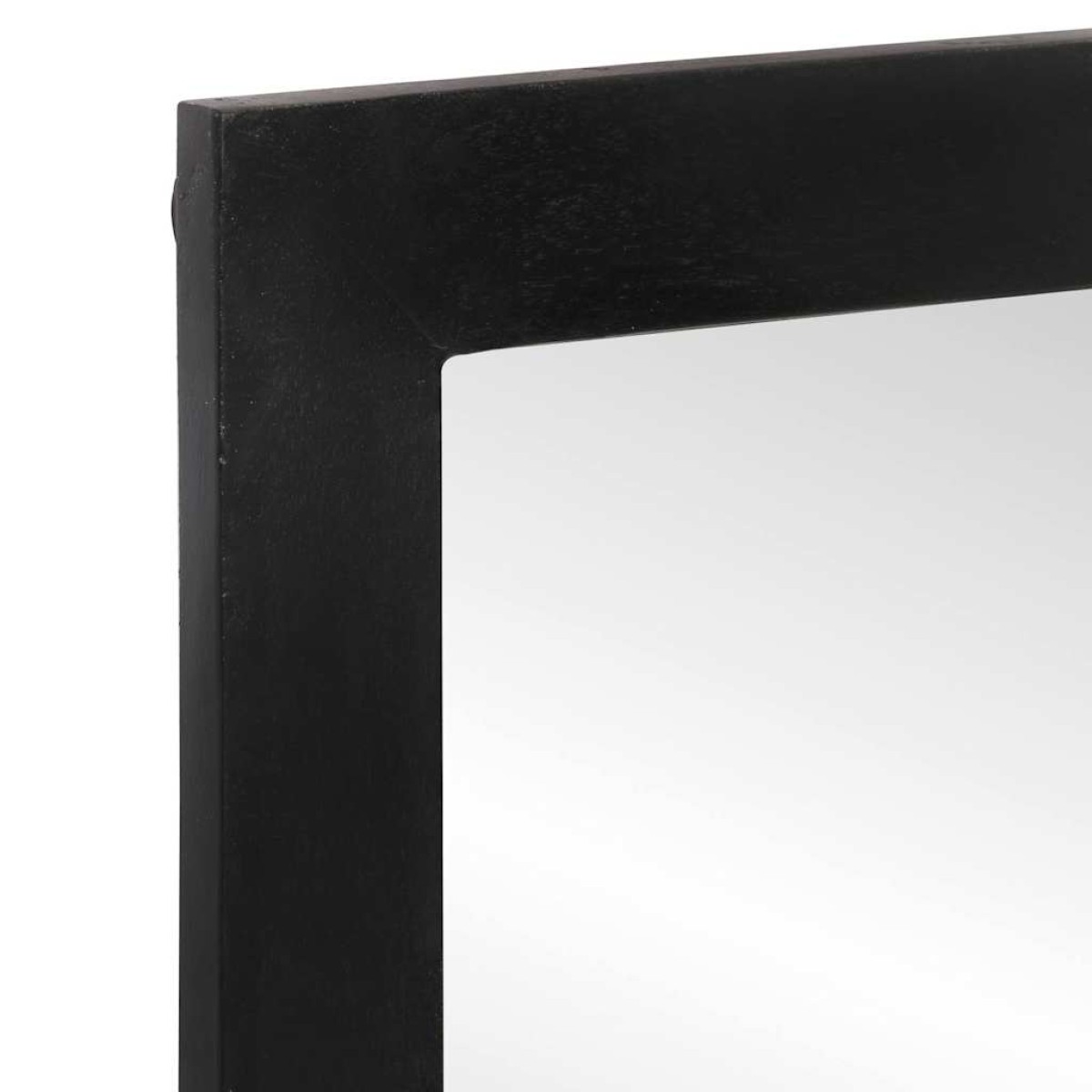 vidaXL Καθρέφτης Μπάνιου 55x1x60 εκ. από Γυαλί και Μασίφ Ξύλο Μάνγκο