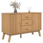 vidaXL Μπουφές OLDEN Καφέ 114 x 43 x 73,5 εκ. από Μασίφ Ξύλο Πεύκου