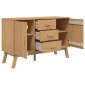 vidaXL Μπουφές OLDEN Καφέ 114 x 43 x 73,5 εκ. από Μασίφ Ξύλο Πεύκου
