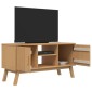 vidaXL Έπιπλο Τηλεόρασης OLDEN Καφέ 114x43x57 εκ. Μασίφ Ξύλο Πεύκου