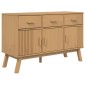 vidaXL Μπουφές OLDEN Καφέ 114 x 43 x 73,5 εκ. από Μασίφ Ξύλο Πεύκου