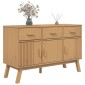 vidaXL Μπουφές OLDEN Καφέ 114 x 43 x 73,5 εκ. από Μασίφ Ξύλο Πεύκου