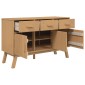 vidaXL Μπουφές OLDEN Καφέ 114 x 43 x 73,5 εκ. από Μασίφ Ξύλο Πεύκου