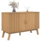 vidaXL Μπουφές OLDEN Καφέ 114 x 43 x 73,5 εκ. από Μασίφ Ξύλο Πεύκου