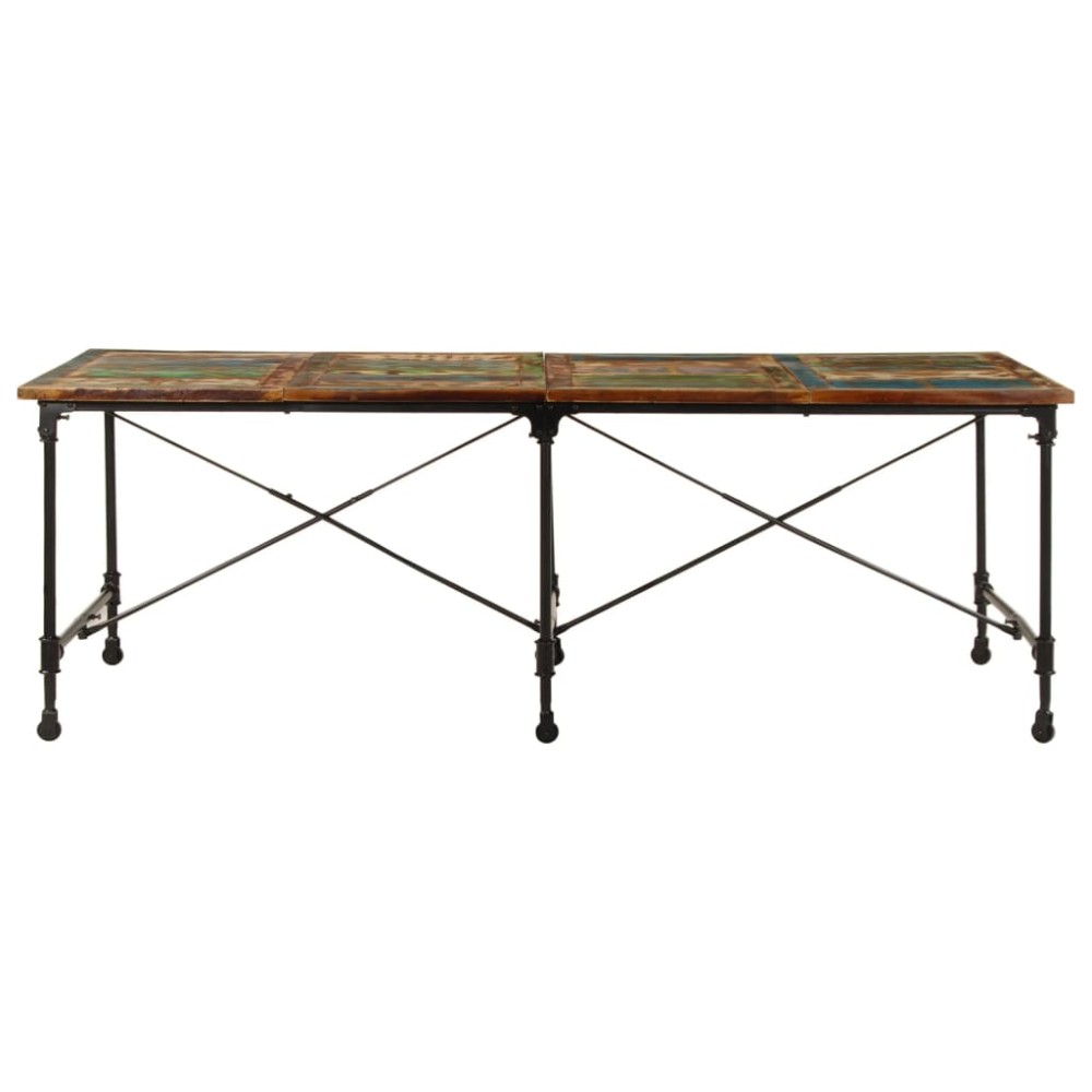 vidaXL Τραπεζαρία 220 x 90 x 77 εκ. από Μασίφ Ανακυκλωμένο Ξύλο