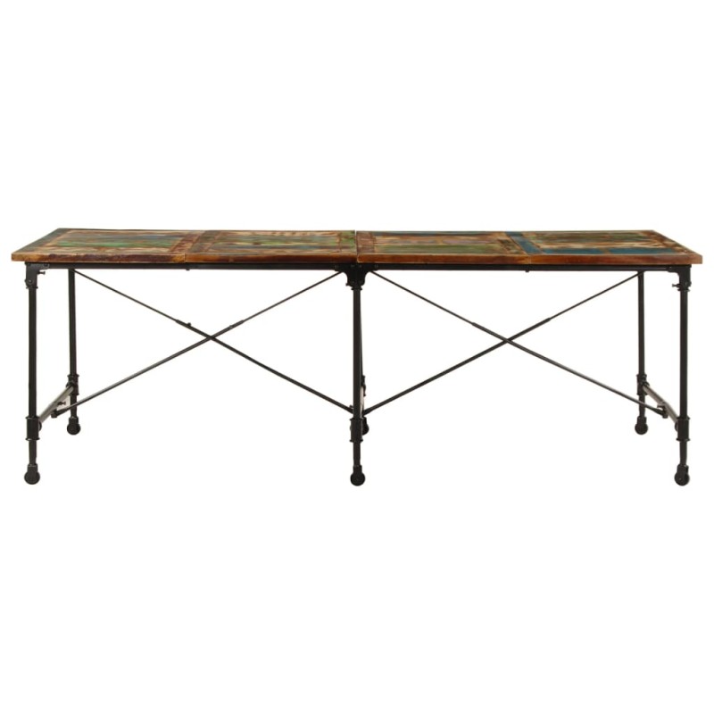 vidaXL Τραπεζαρία 220 x 90 x 77 εκ. από Μασίφ Ανακυκλωμένο Ξύλο