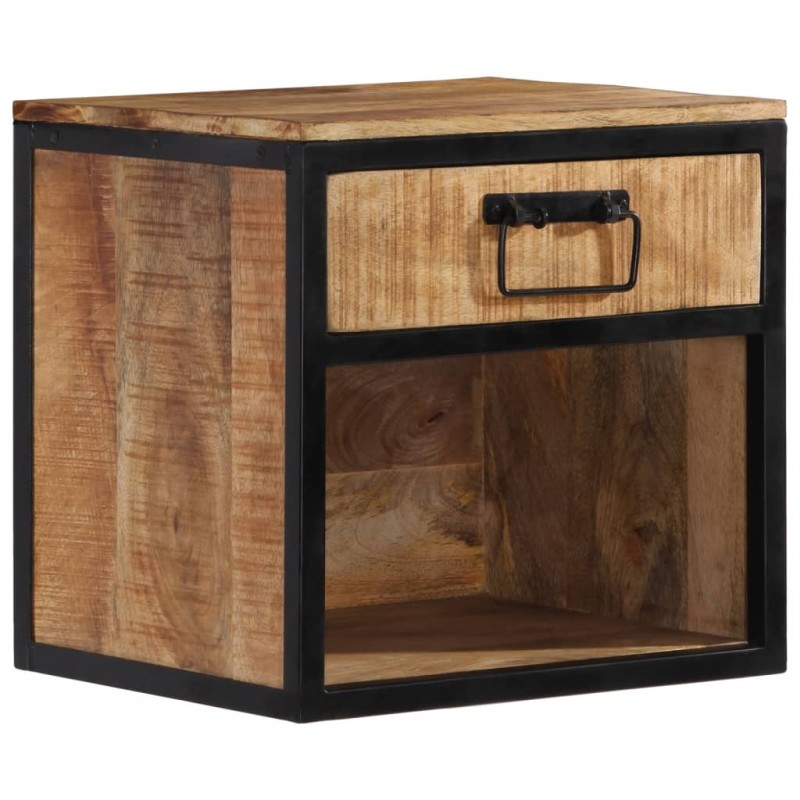 vidaXL Κομοδίνο 40x35x40 εκ. από Μασίφ Ξύλο Μάνγκο