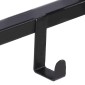vidaXL Κρεμάστρα Ρούχων 87x10x27 εκ. Μασίφ Ακατέργαστο Ξύλο Μάνγκο