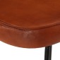 vidaXL Σκαμπό Μπαρ 2 τεμ. Σκούρο Καφέ 41x29x62 εκ.