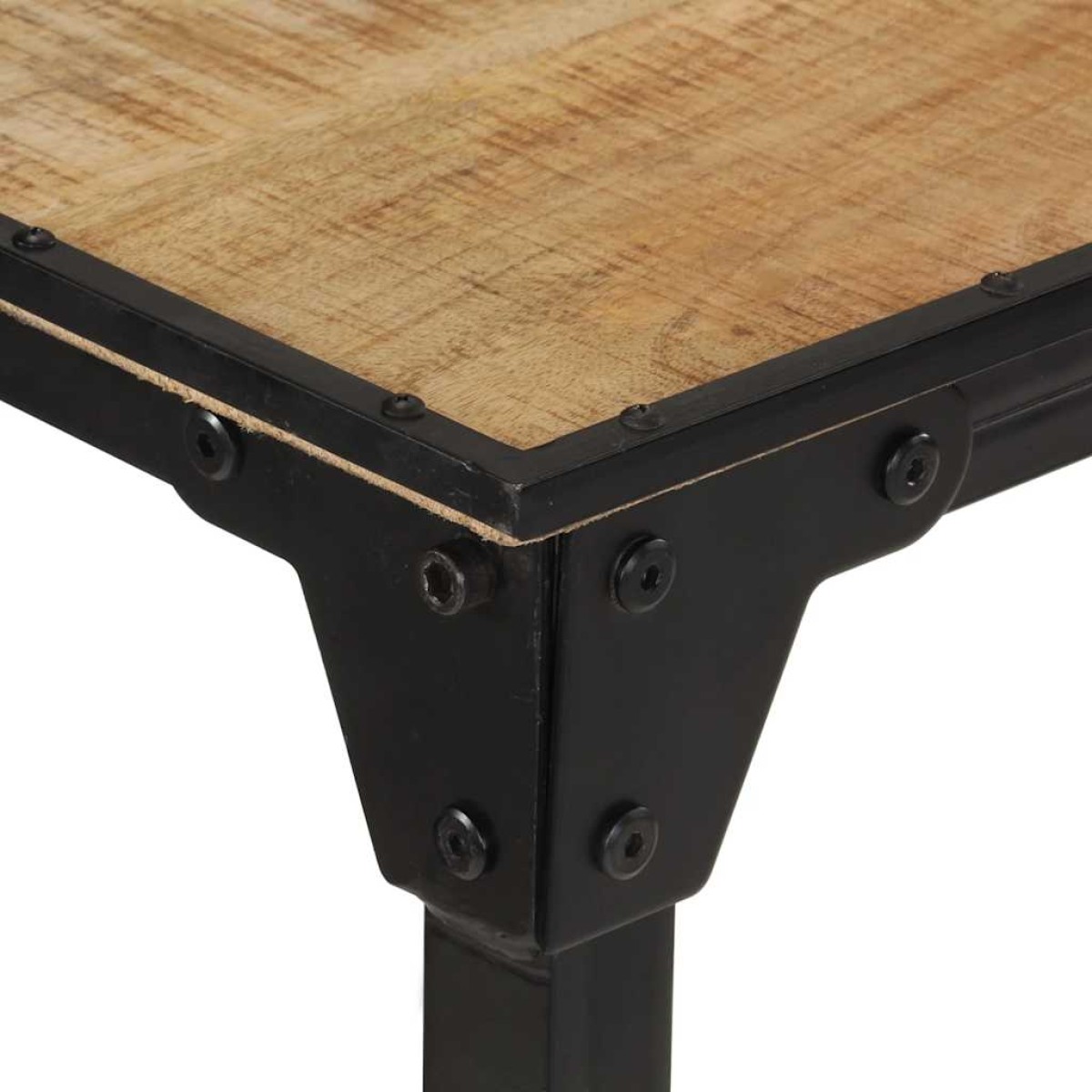 vidaXL Τραπέζι Μπαρ 150x55x107 εκ. από Ακατέργαστο Μασίφ Ξύλο Μάνγκο