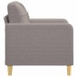 vidaXL Πολυθρόνα Taupe 60 εκ. Υφασμάτινη