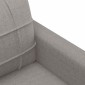 vidaXL Καναπές Διθέσιος Taupe 120 εκ. Υφασμάτινος