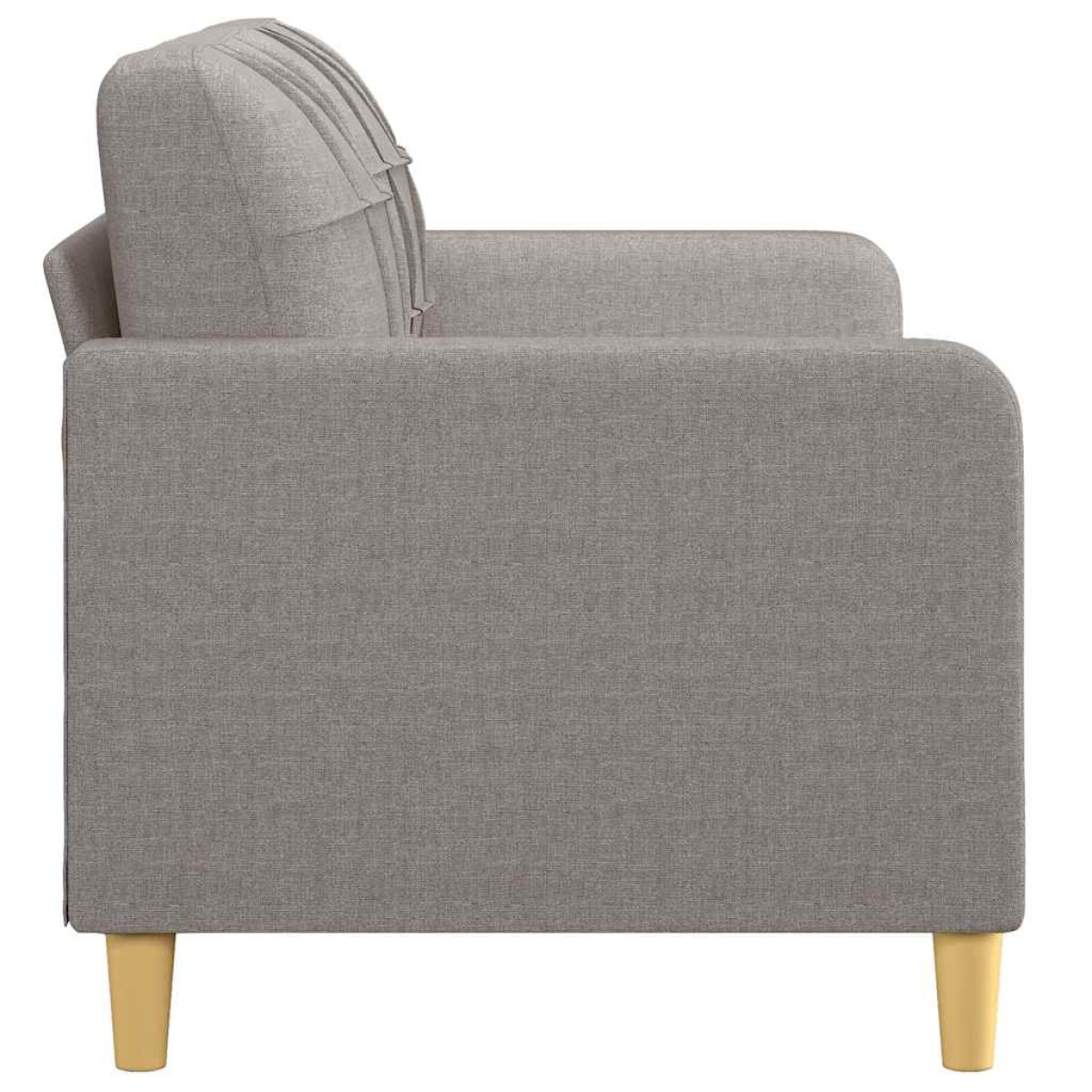 vidaXL Καναπές Διθέσιος Taupe 140 εκ. Υφασμάτινος