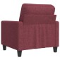 vidaXL Πολυθρόνα Σαλονιού Μπορντό 60 εκ. Υφασμάτινη