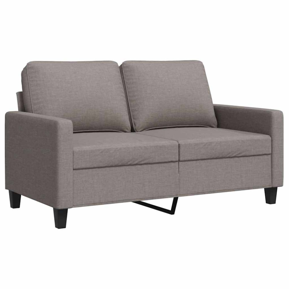 vidaXL Καναπές Διθέσιος Taupe 120 εκ. Υφασμάτινος