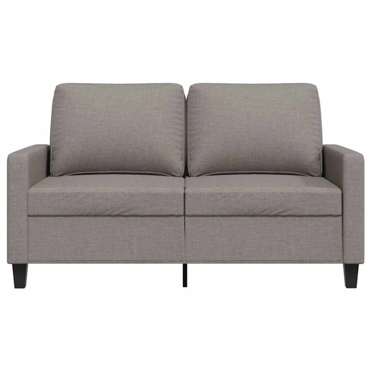 vidaXL Καναπές Διθέσιος Taupe 120 εκ. Υφασμάτινος