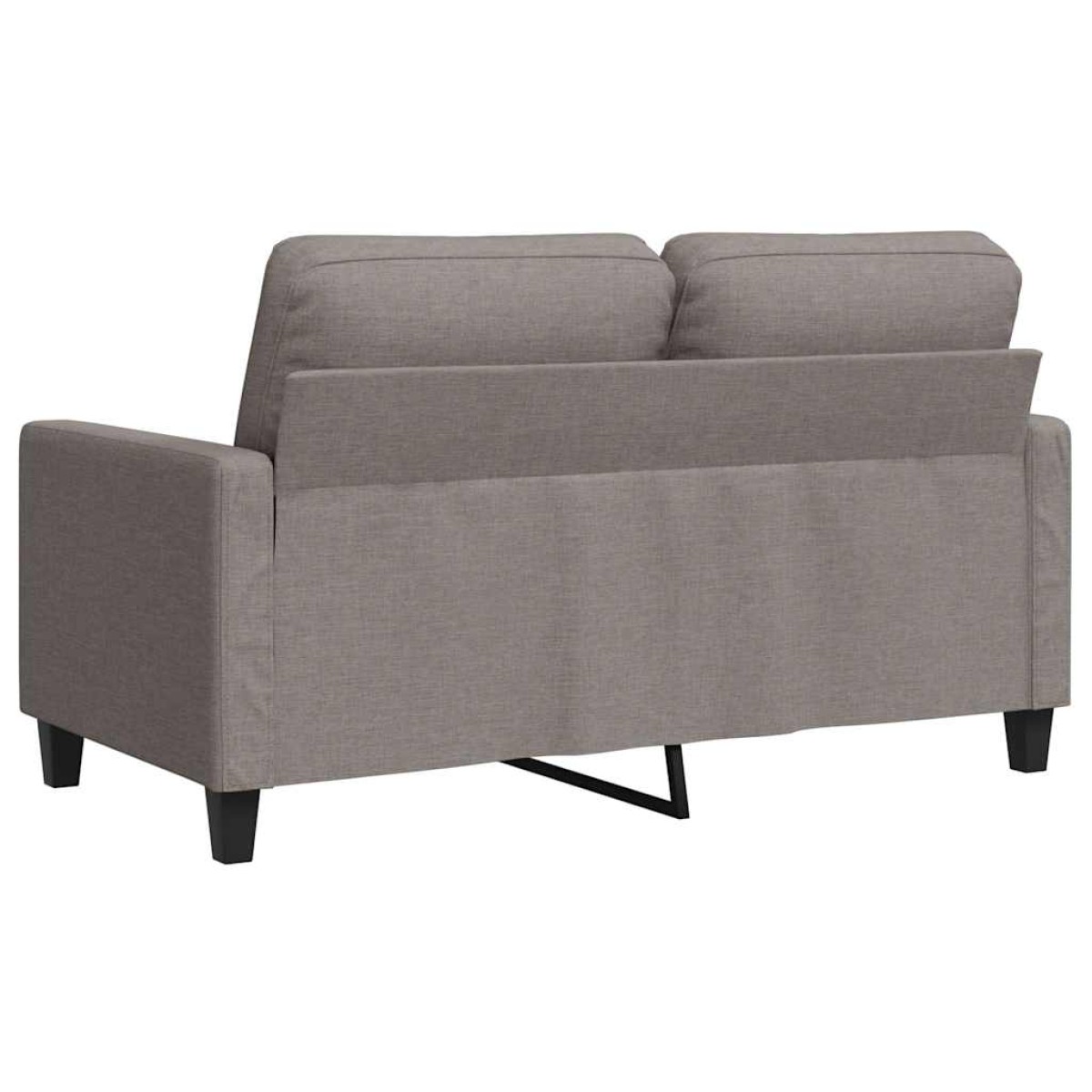 vidaXL Καναπές Διθέσιος Taupe 120 εκ. Υφασμάτινος