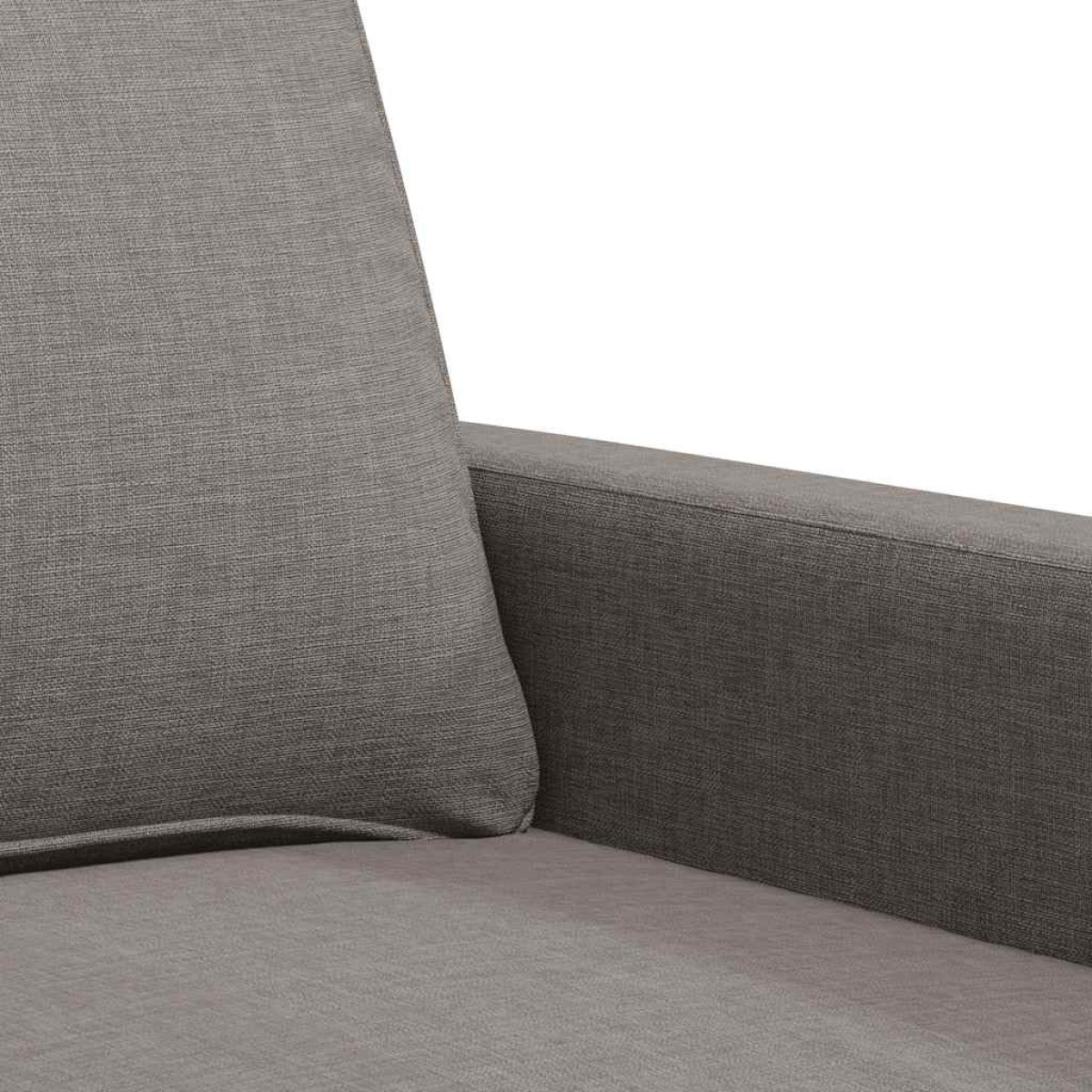 vidaXL Καναπές Διθέσιος Taupe 120 εκ. Υφασμάτινος