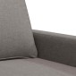 vidaXL Καναπές Διθέσιος Taupe 120 εκ. Υφασμάτινος