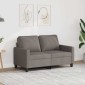 vidaXL Καναπές Διθέσιος Taupe 120 εκ. Υφασμάτινος