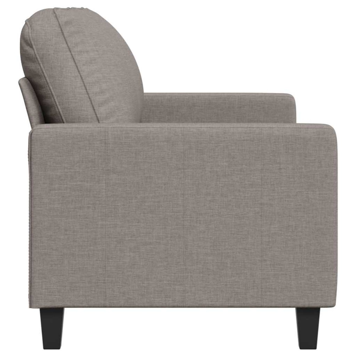 vidaXL Καναπές Διθέσιος Taupe 140 εκ. Υφασμάτινος