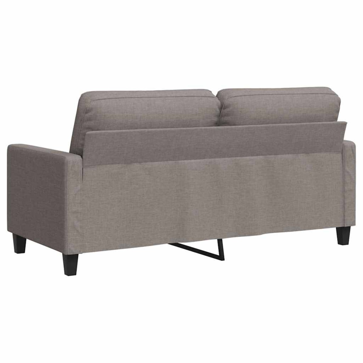 vidaXL Καναπές Διθέσιος Taupe 140 εκ. Υφασμάτινος
