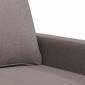 vidaXL Καναπές Διθέσιος Taupe 140 εκ. Υφασμάτινος