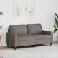 vidaXL Καναπές Διθέσιος Taupe 140 εκ. Υφασμάτινος