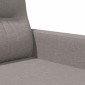 vidaXL Καναπές Διθέσιος Taupe 120 εκ. Υφασμάτινος
