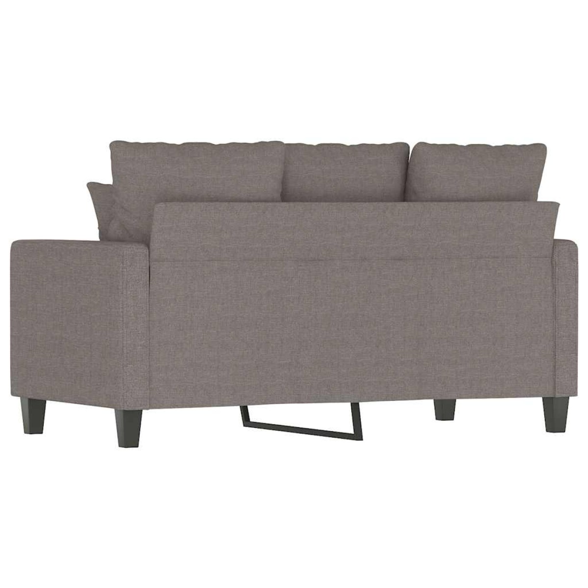 vidaXL Καναπές Διθέσιος Taupe 120 εκ. Υφασμάτινος