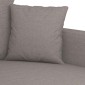 vidaXL Καναπές Διθέσιος Taupe 140 εκ. Υφασμάτινος