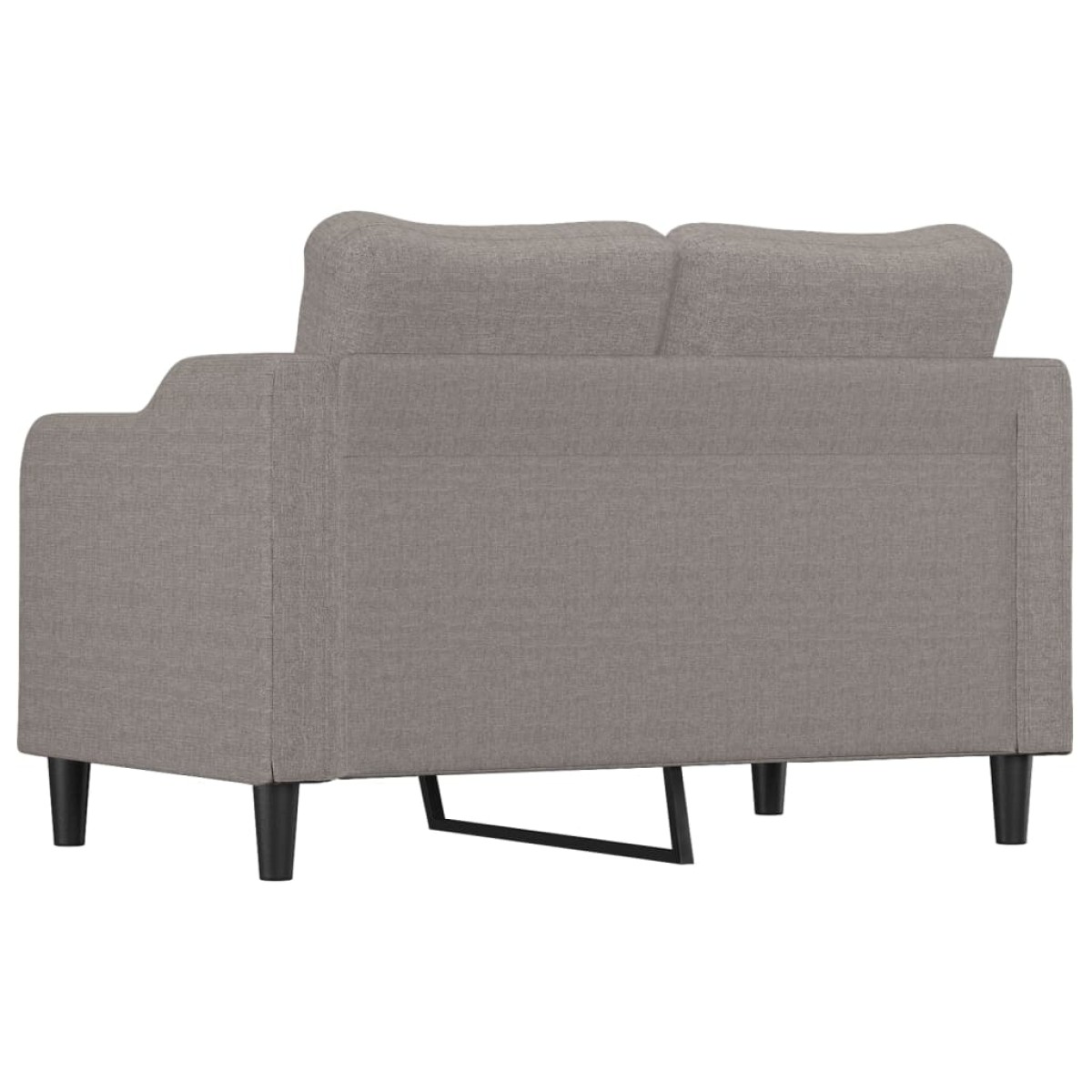 vidaXL Καναπές Διθέσιος Taupe 140 εκ. Υφασμάτινος