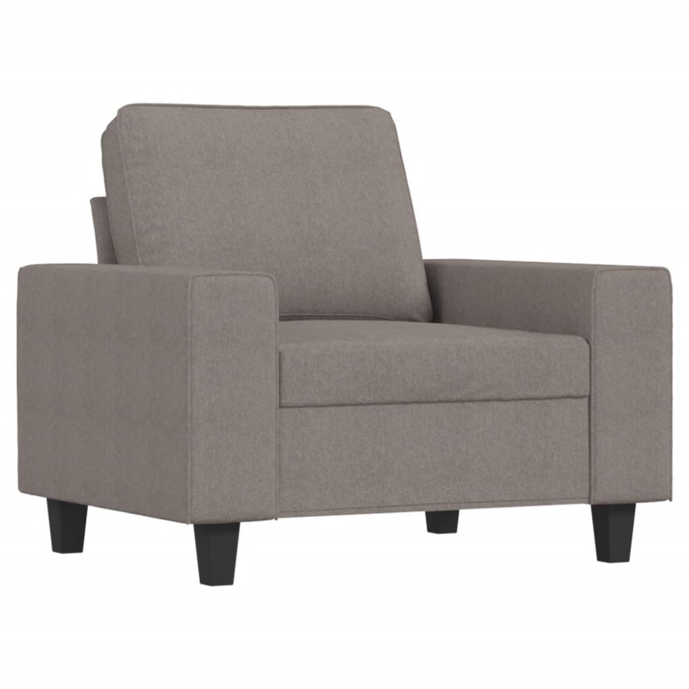 vidaXL Πολυθρόνα Taupe 60 εκ. Υφασμάτινη