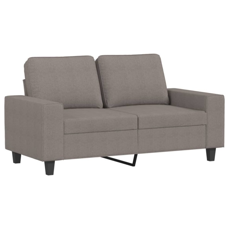 vidaXL Καναπές Διθέσιος Taupe 120 εκ. Υφασμάτινος