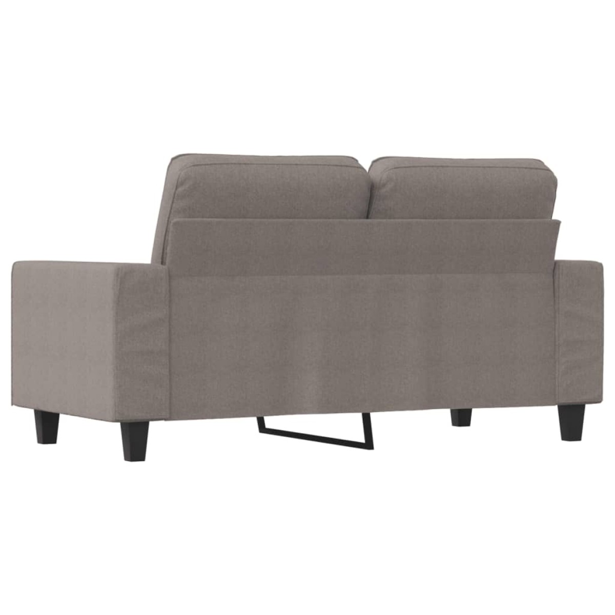 vidaXL Καναπές Διθέσιος Taupe 120 εκ. Υφασμάτινος